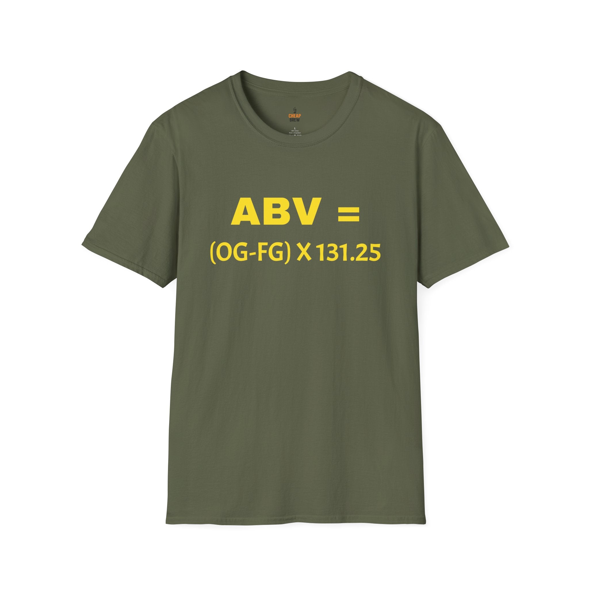 Homebrew University ABV Formula T-Shirt