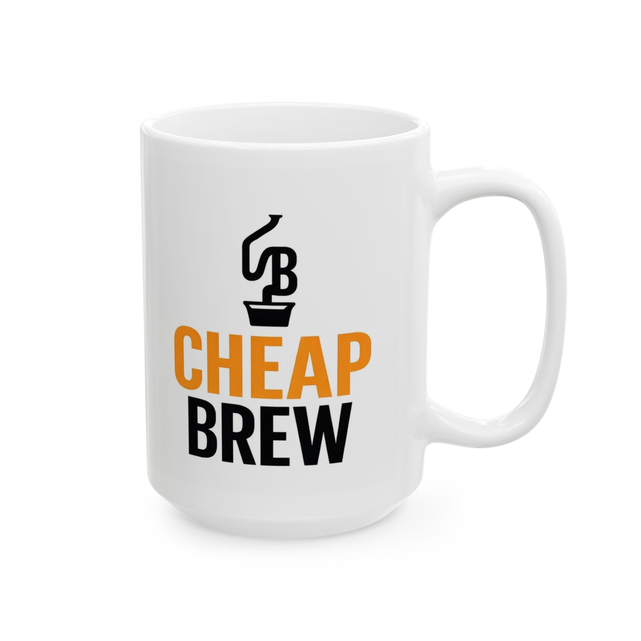 Cheap Brew Ceramic Mug, (11oz, 15oz)