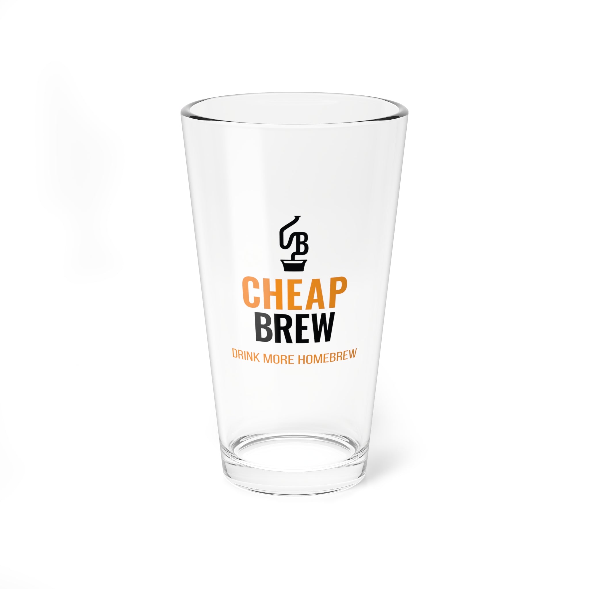 Cheap Brew 16oz Drink Glass
