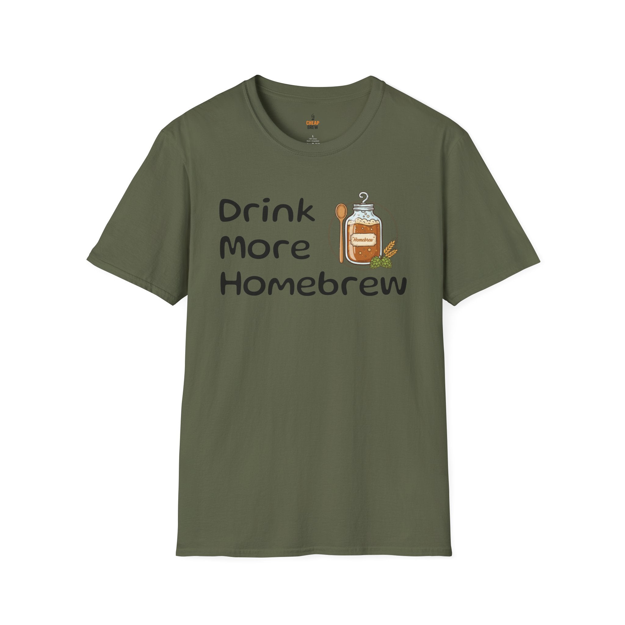 Drink More Homebrw Softstyle T-Shirt