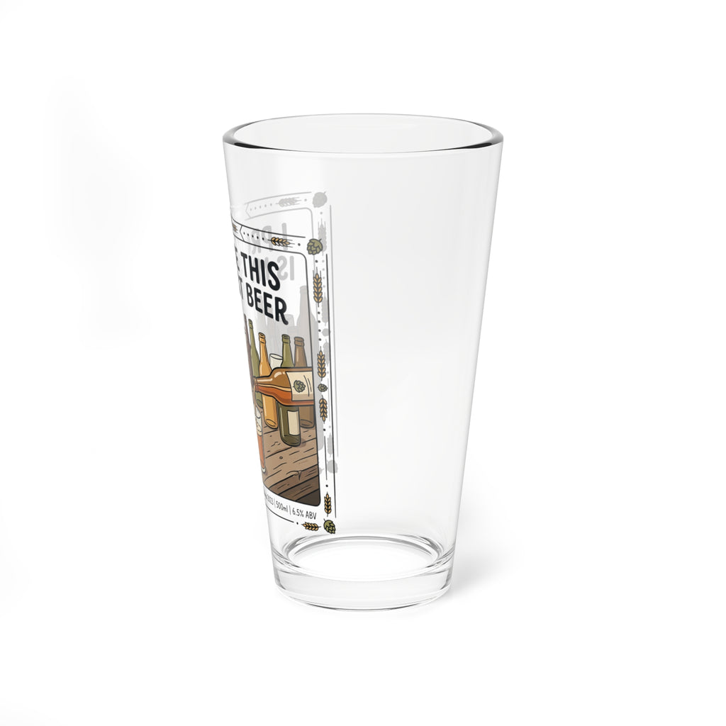 "I Promise This Is My First Beer" 16oz Glass