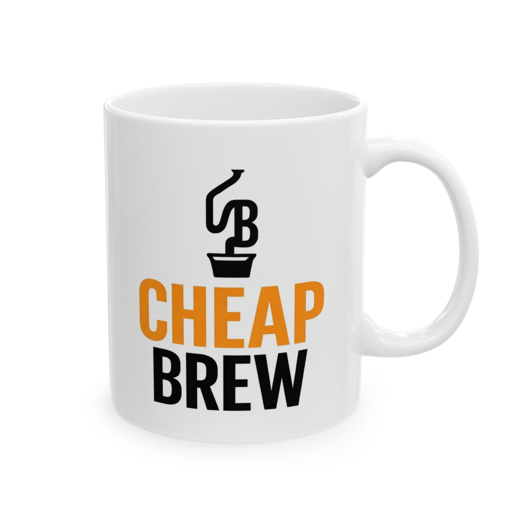 Cheap Brew Ceramic Mug, (11oz, 15oz)